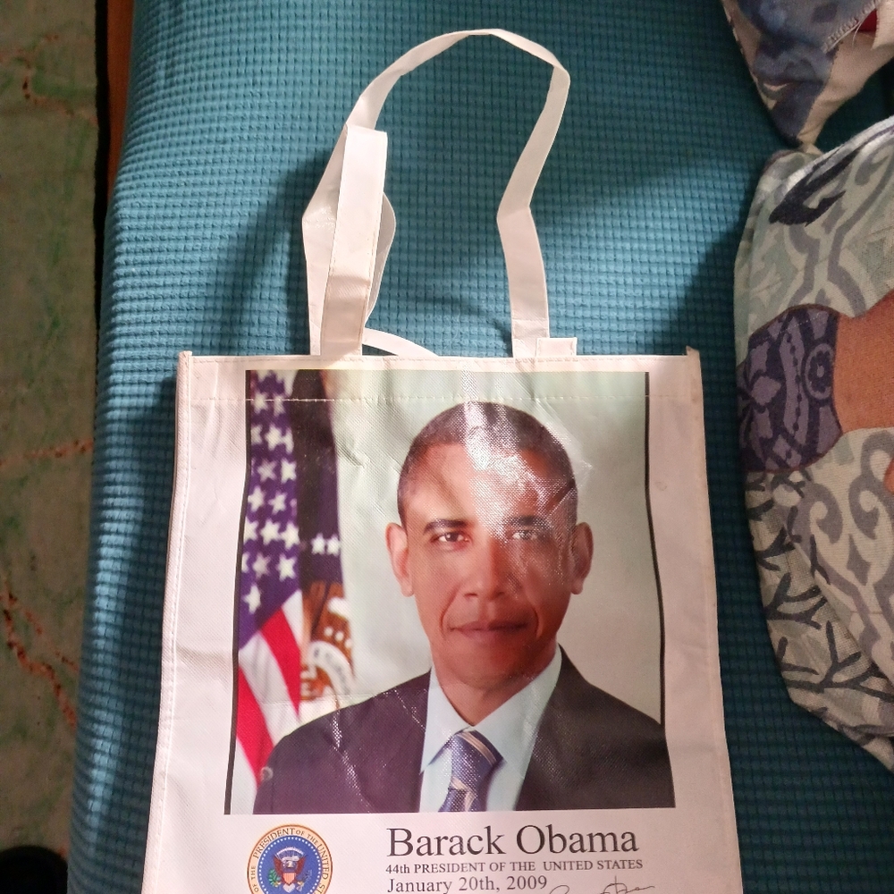 Collectible tote Barack Obama